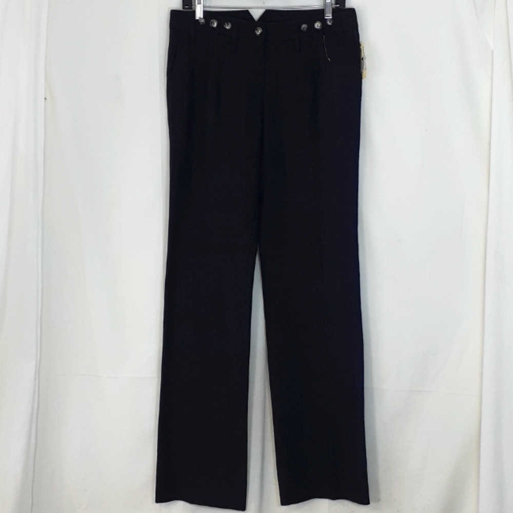 Dolce & Gabbana grey and black wool pants size 42 US size 2 new with tags